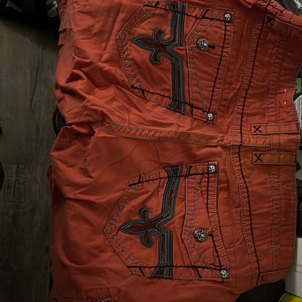 Rock revival cargo shorts